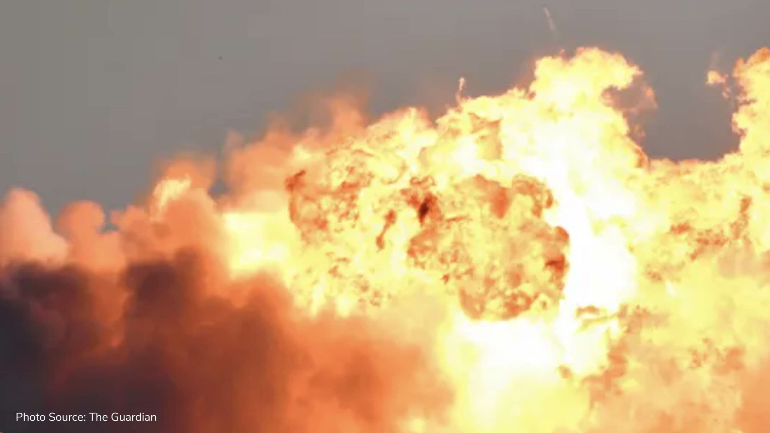 SpaceX explosion on landing after test flight