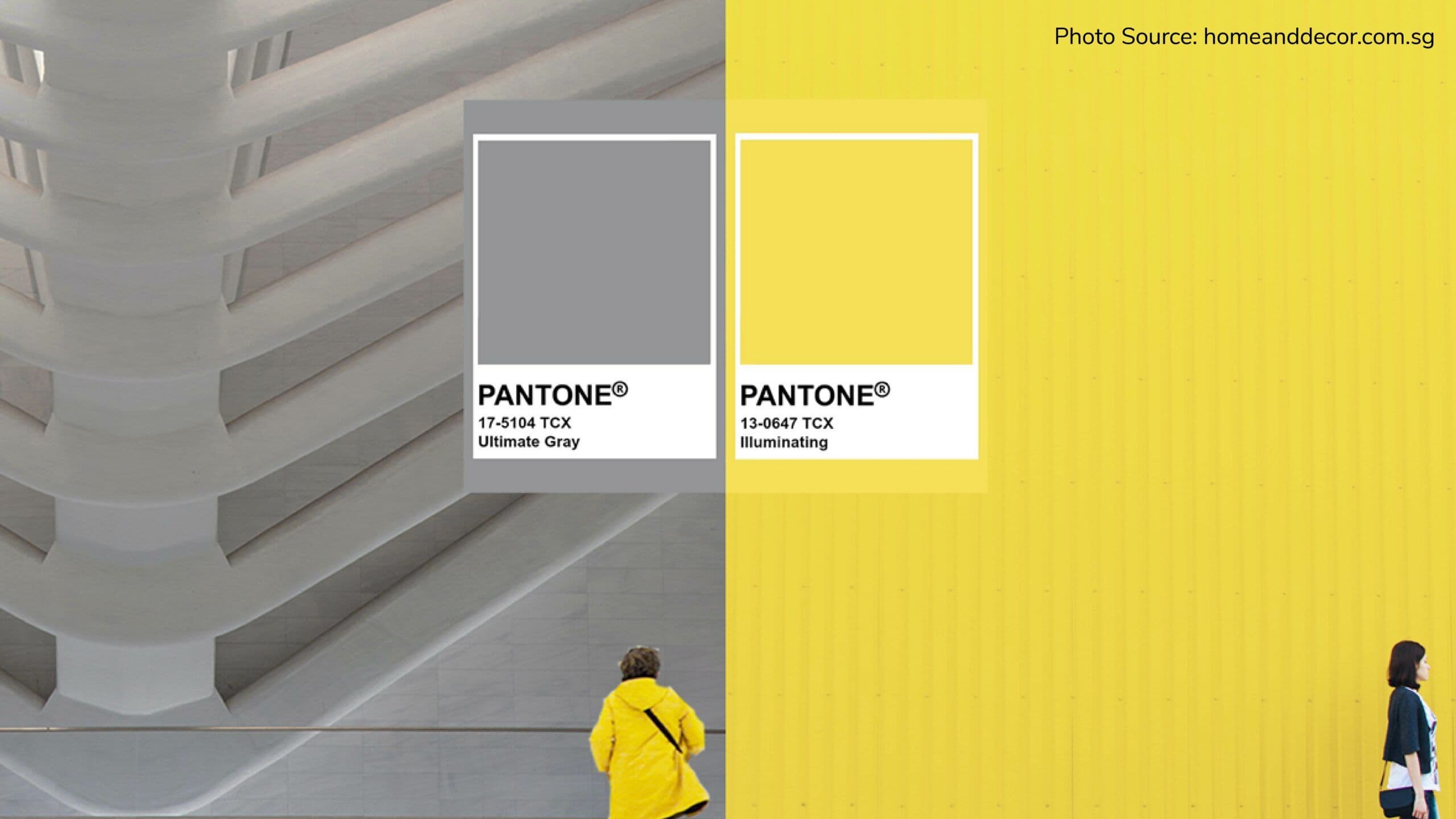 Pantone’s colours for 2021 are yellow and grey and we love it!