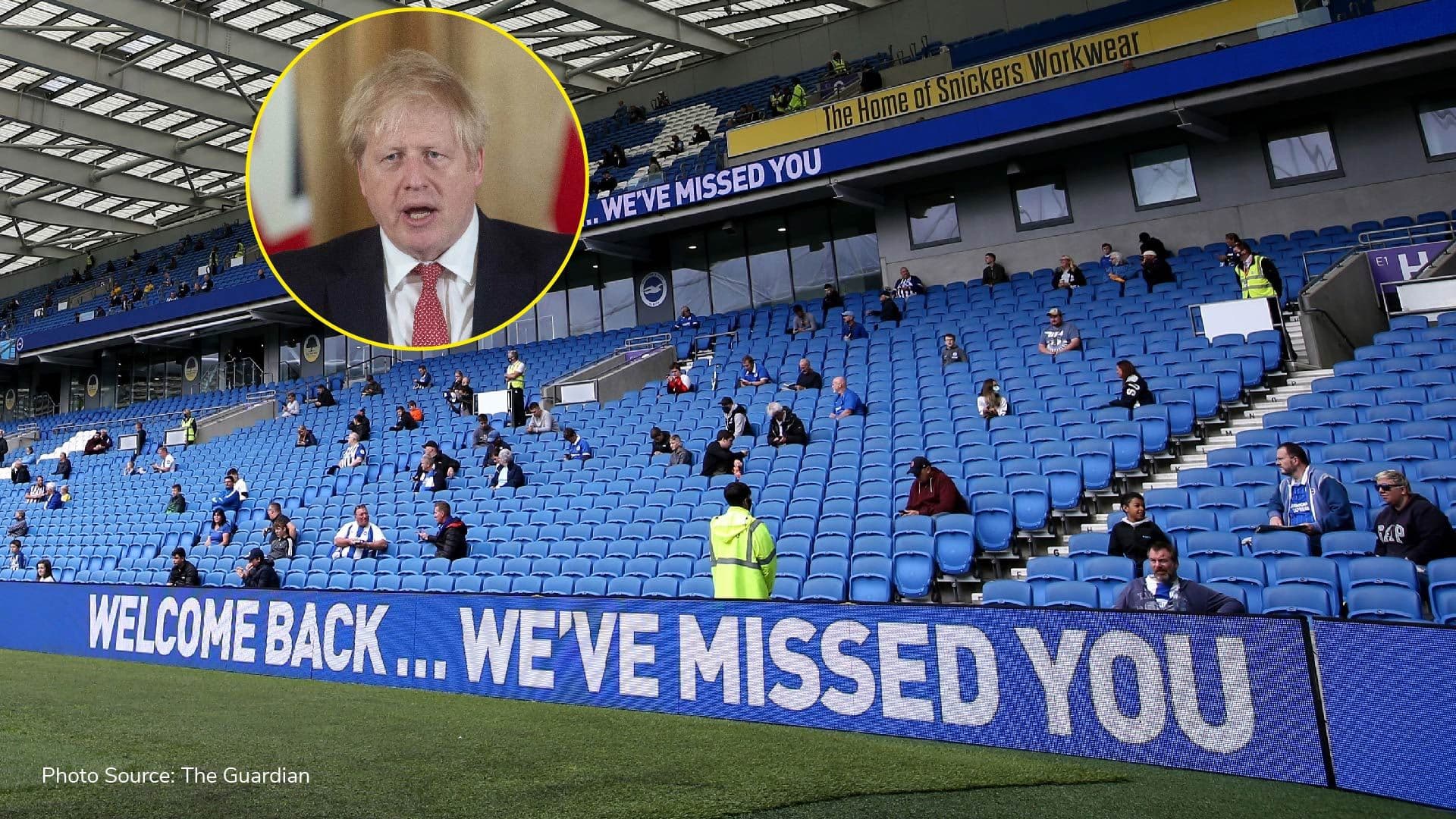 Some fans will return to the stadiums, Boris Johnson announces