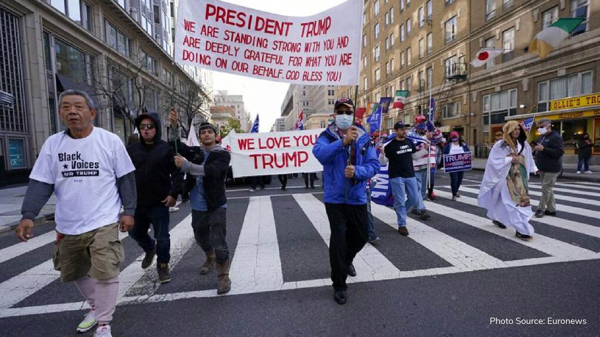 Pro-Trump protests turn violent in Washington