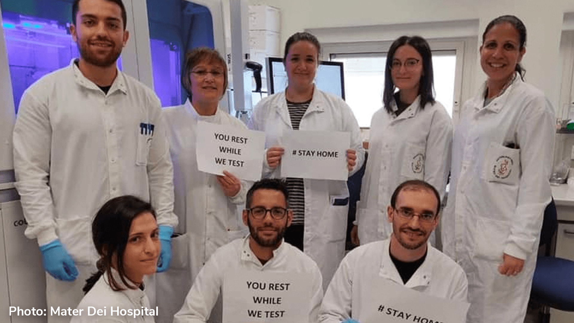 A record 3,285 swab tests were administered