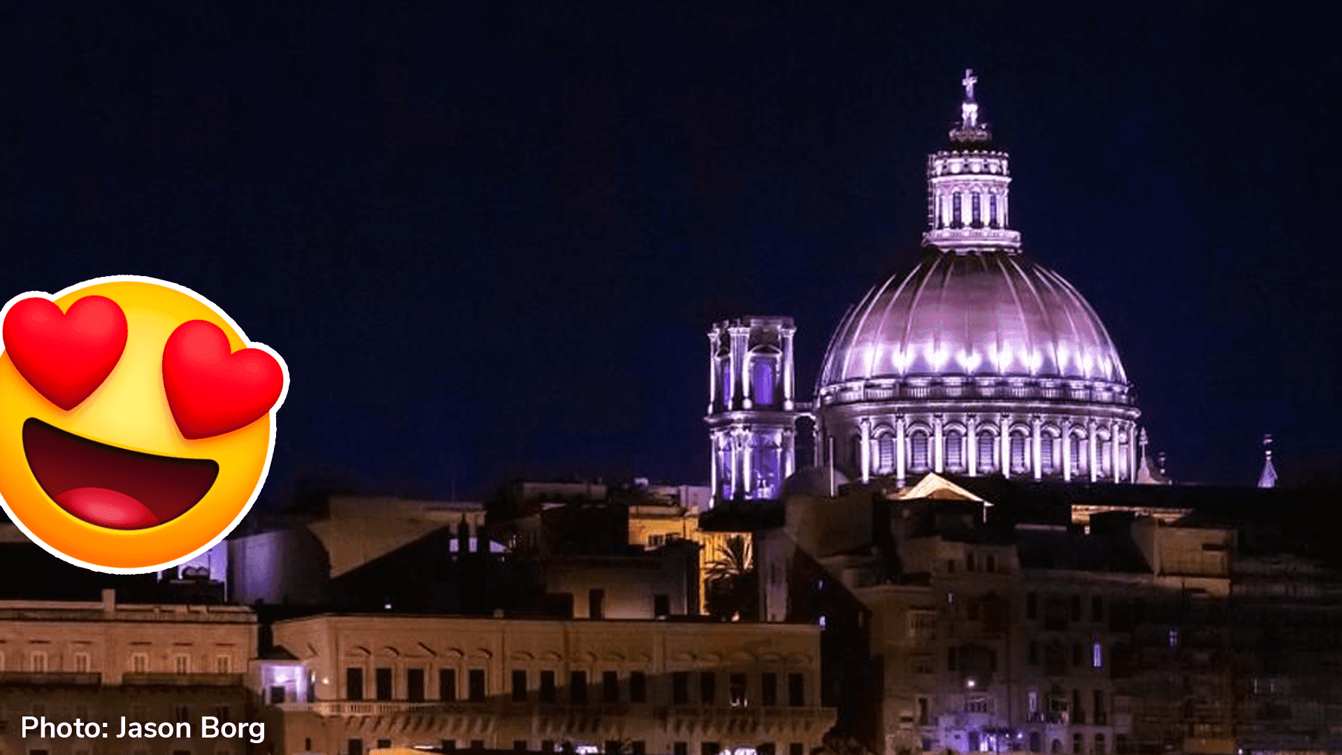Valletta church dome gets new lighting system