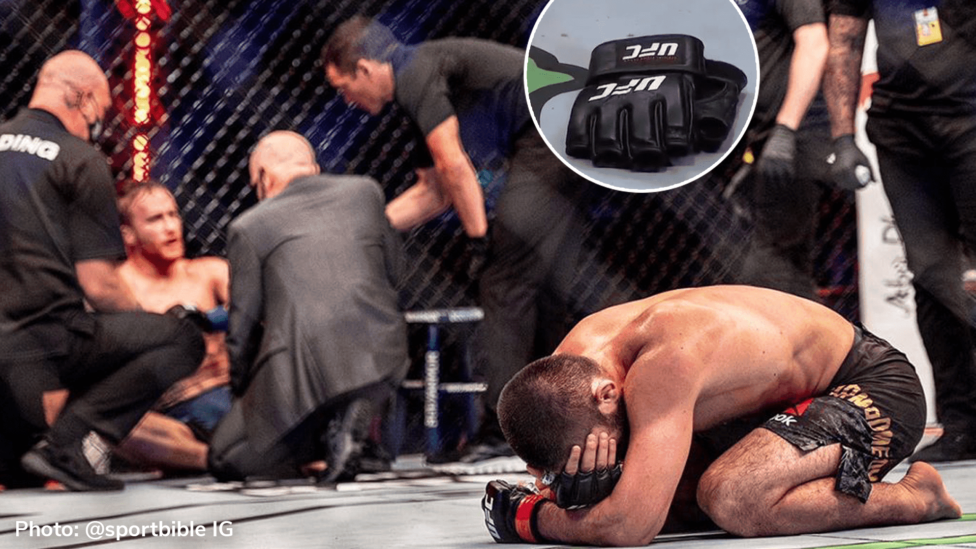 khabib defeats Justin Gaethje & announce retirement on an emotional night