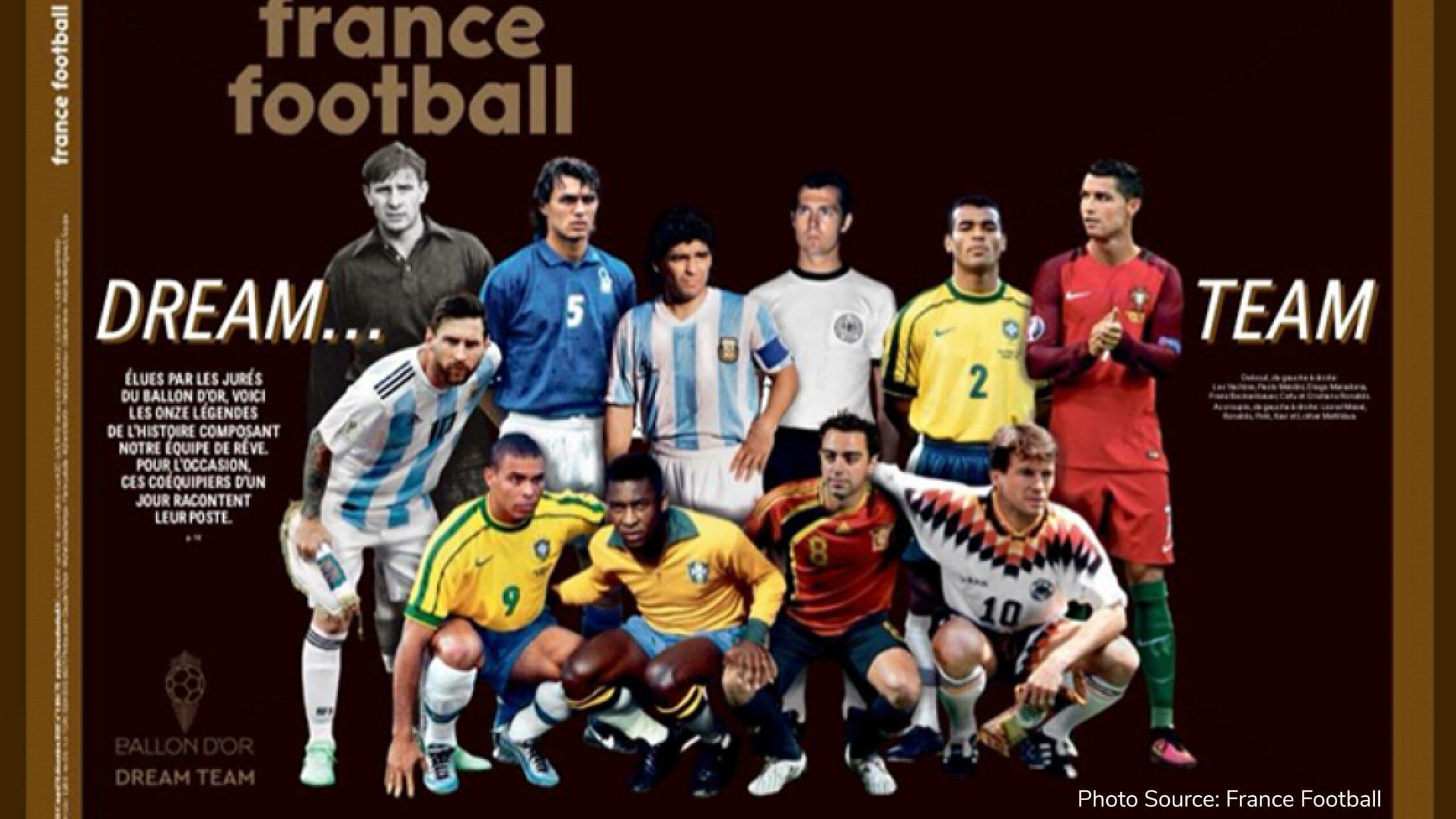 France Football reveals Ballon d’Or dream team