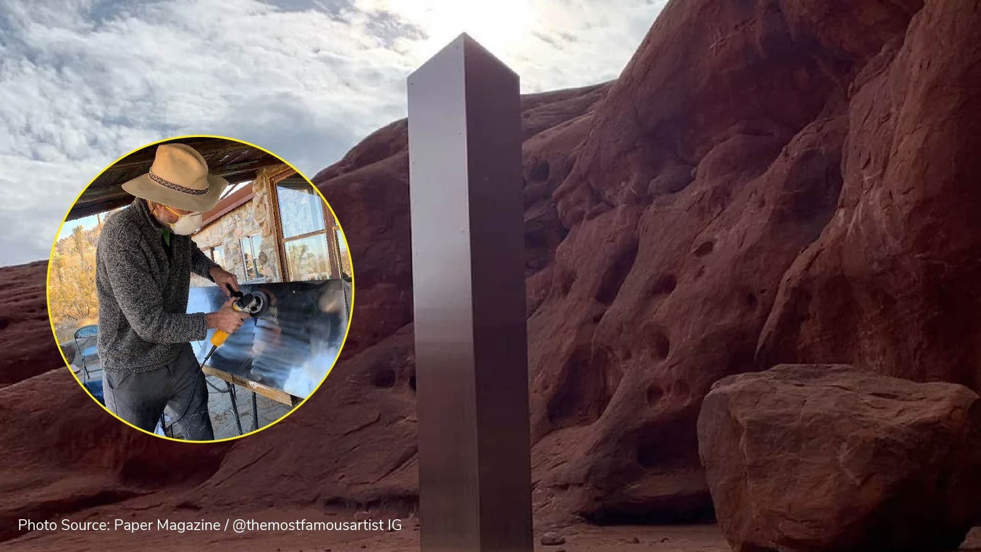 Mysterious Monoliths claimed by artist group