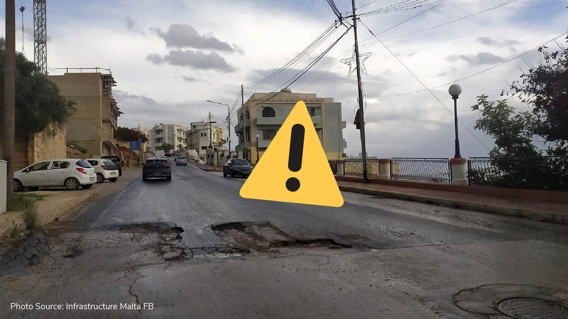 Xemxija Road closed for Emergency works until 11th December