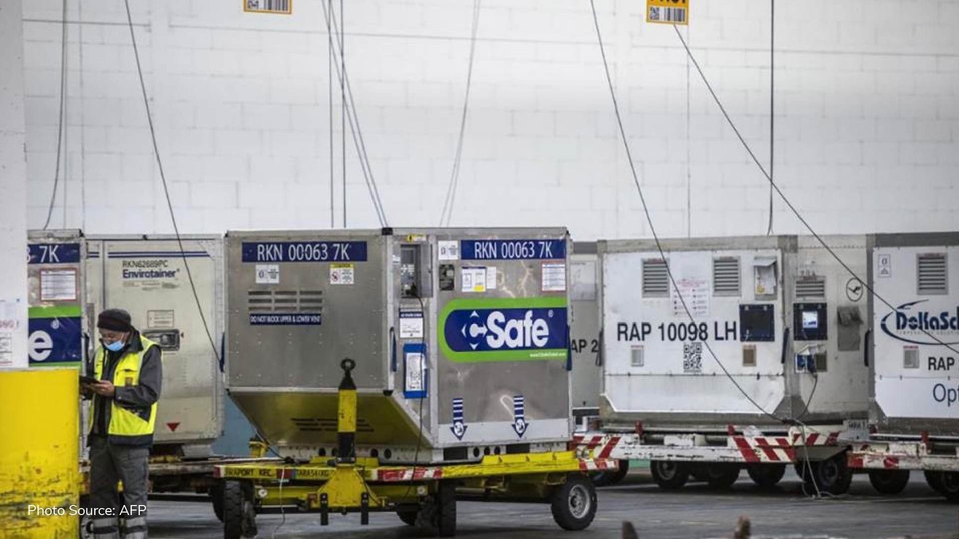 Millions of COVID-19 vaccines to pass through Frankfurt Airport