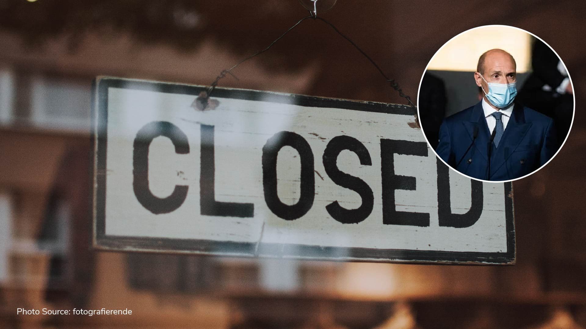 Bars will remain closed for the rest of the year, at the very least