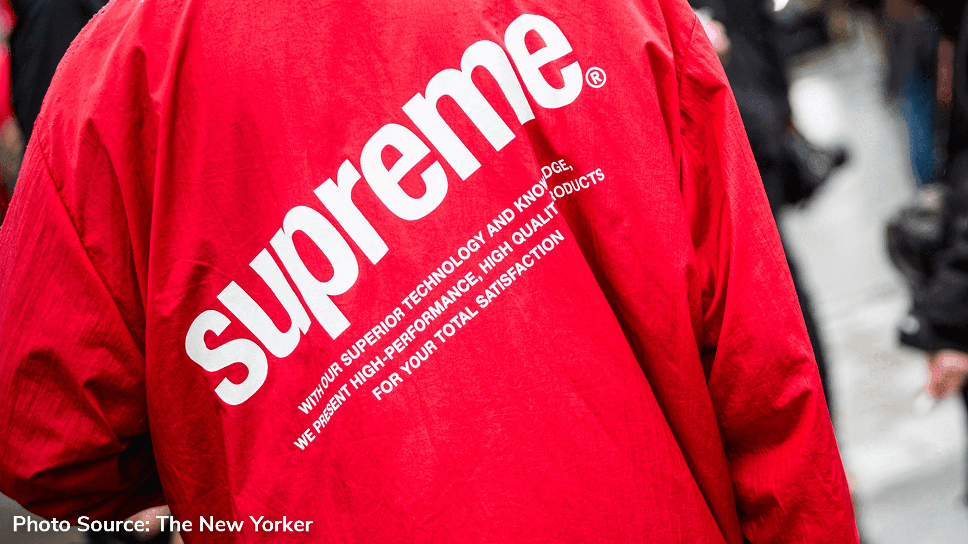 The fashion brand Supreme was bought by VF, that owns Vans, Timberland, and North Face, for $2.1 billion