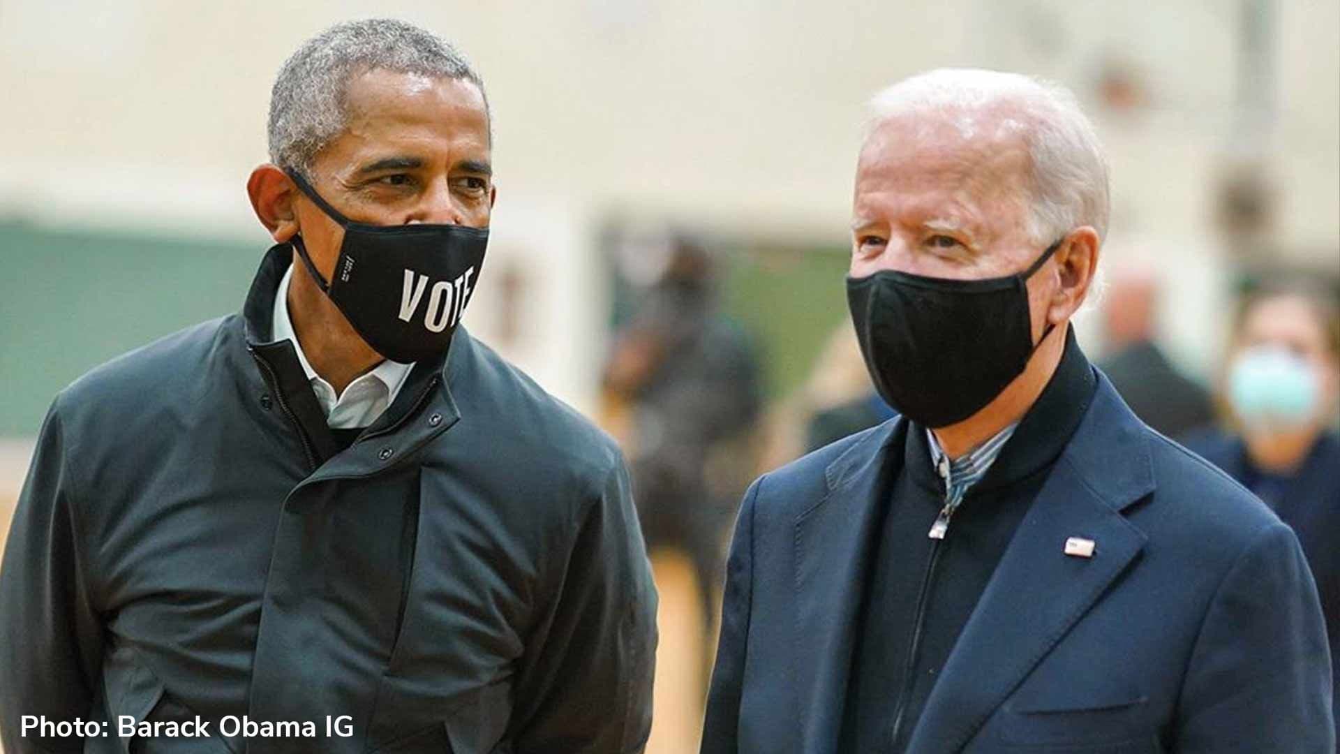 Obama congratulates Biden on his win