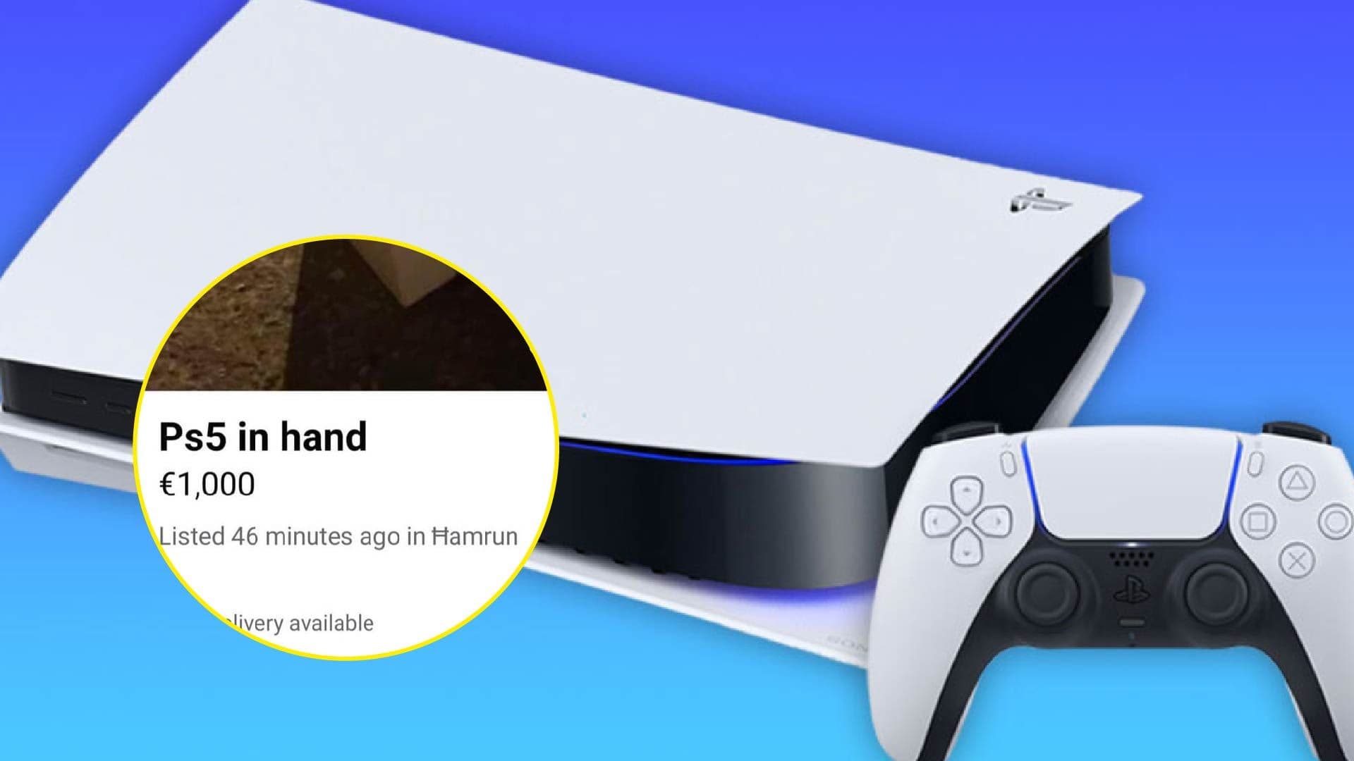 People in Malta are re-selling PS5s for €1000