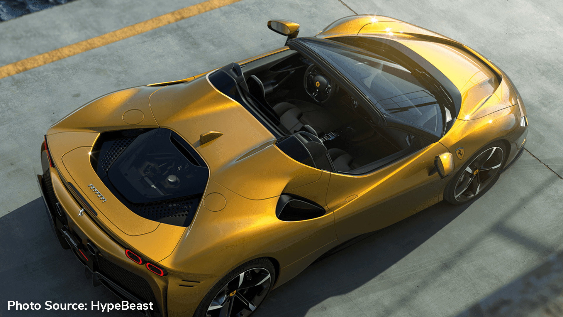 Ferrari has taken the roof off of its SF90 Stradale