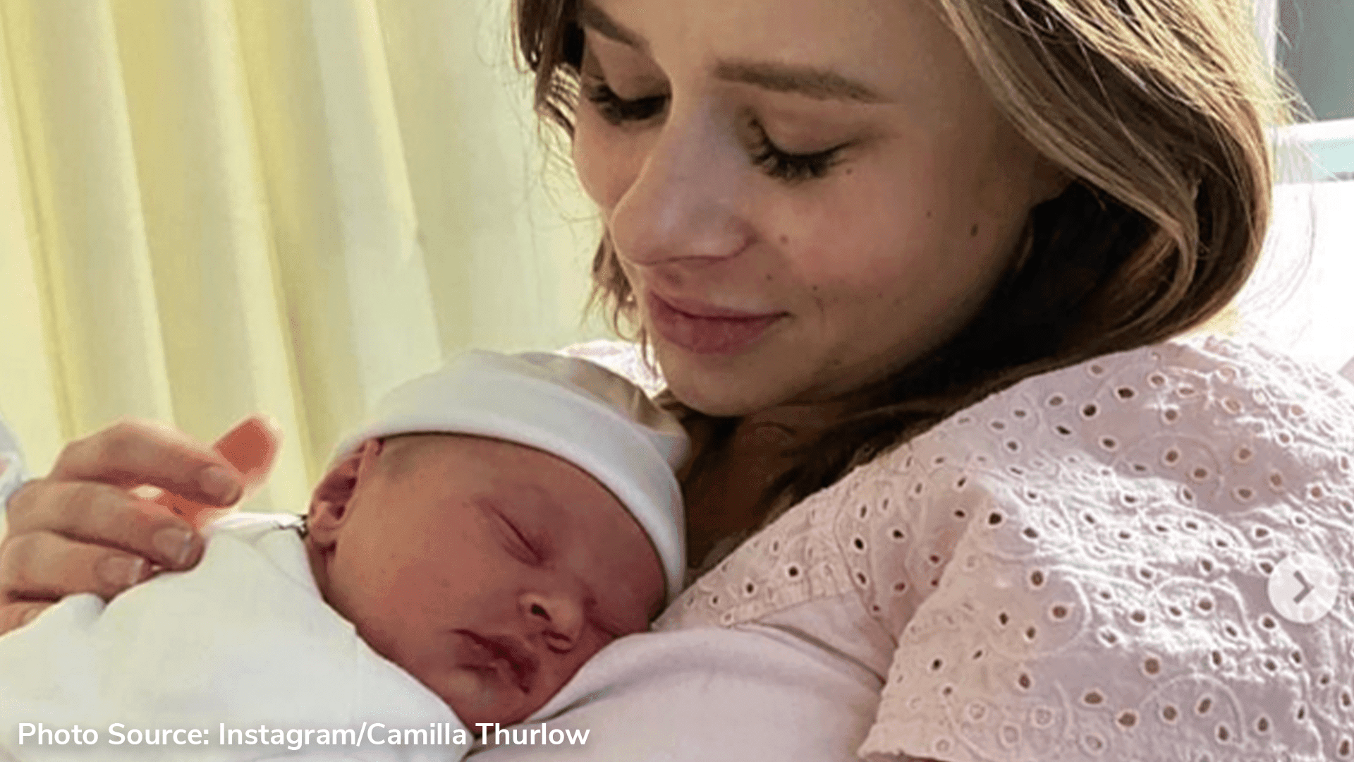 Love Island stars Camilla Thurlow and Jamie Jewitt have welcomed their first child