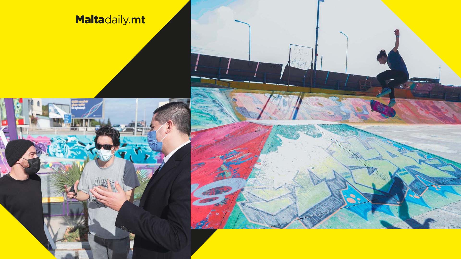 Malta’s skatepark just got a major upgrade thanks to the Malta Skateboard Association