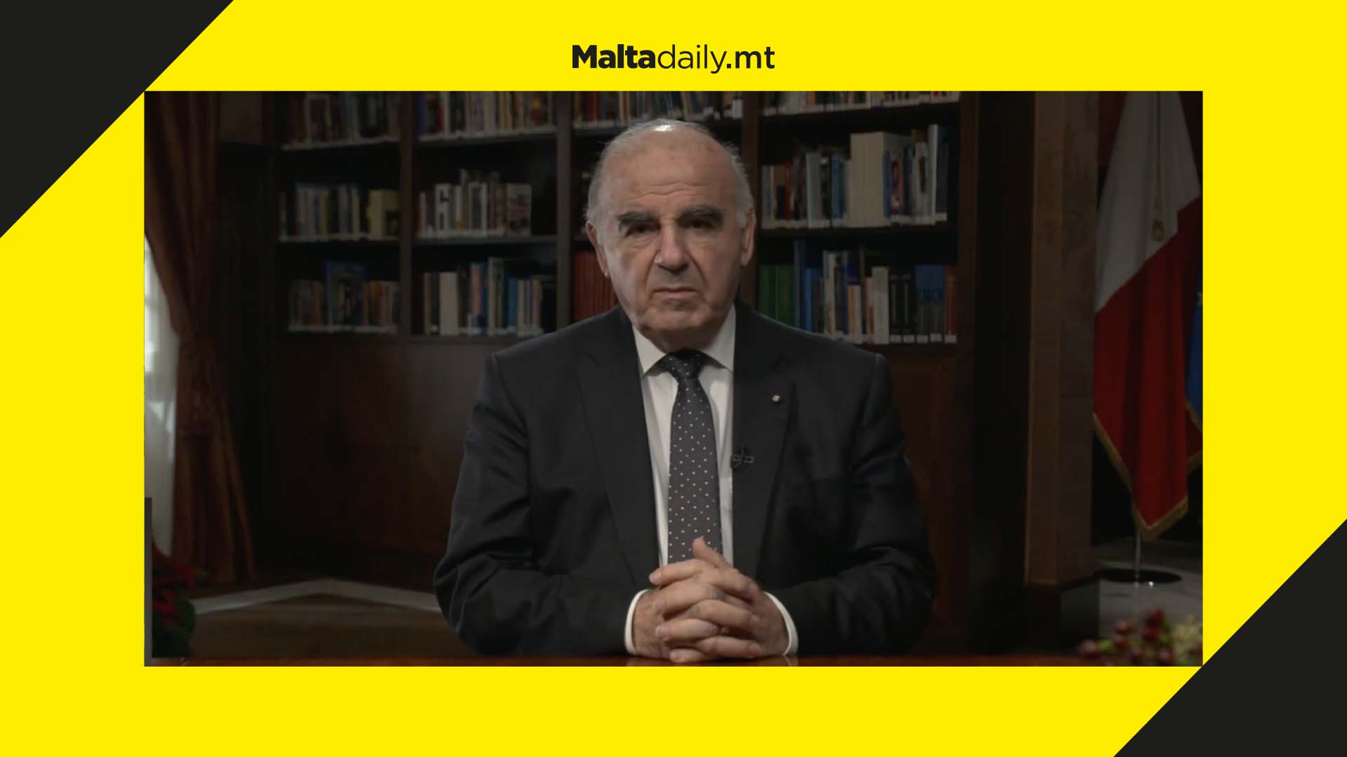 President of Malta encourages vaccination in Christmas message to Malta