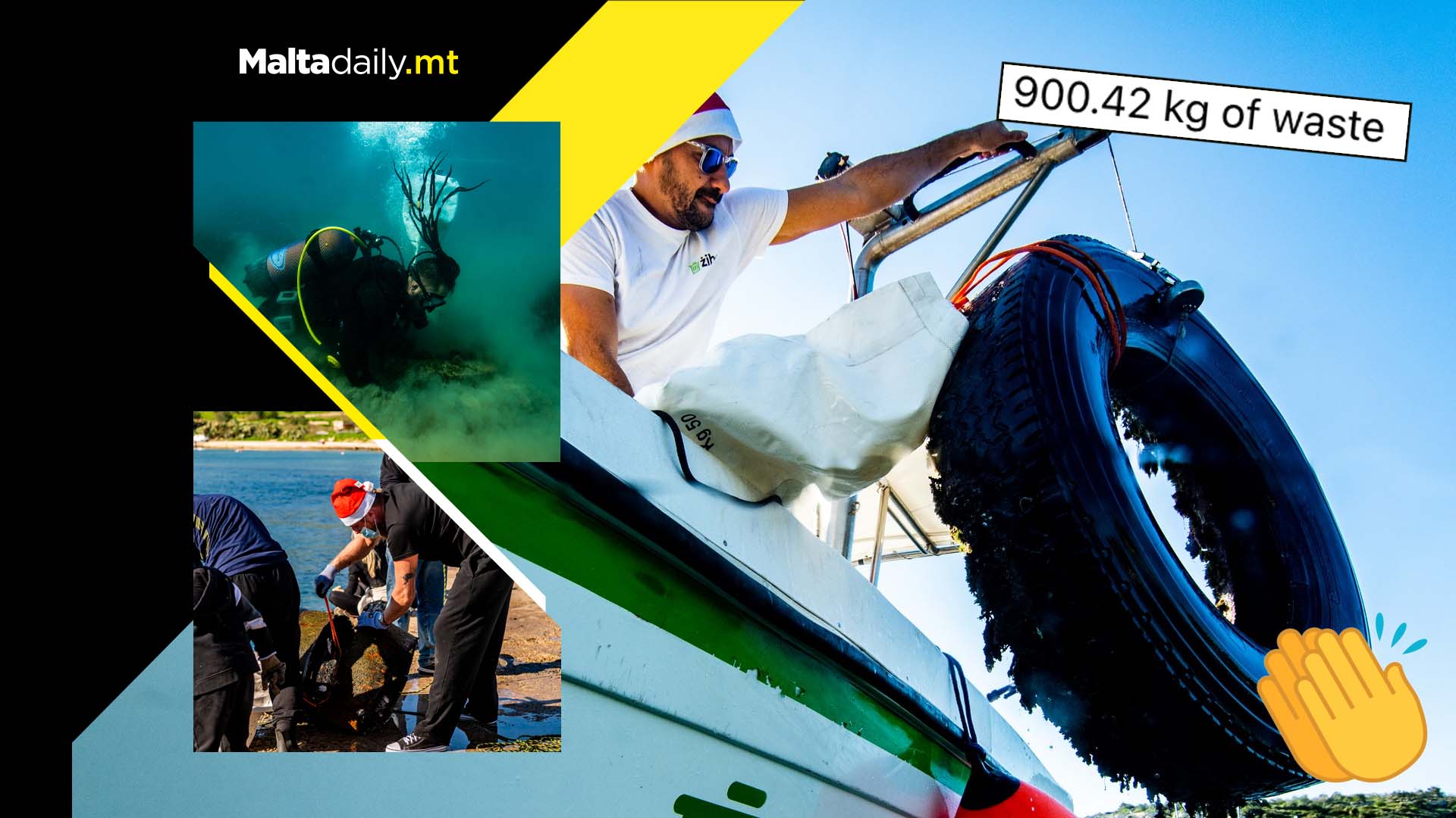 900.42kg of waste cleared up by Zibel in last 2021 clean-up