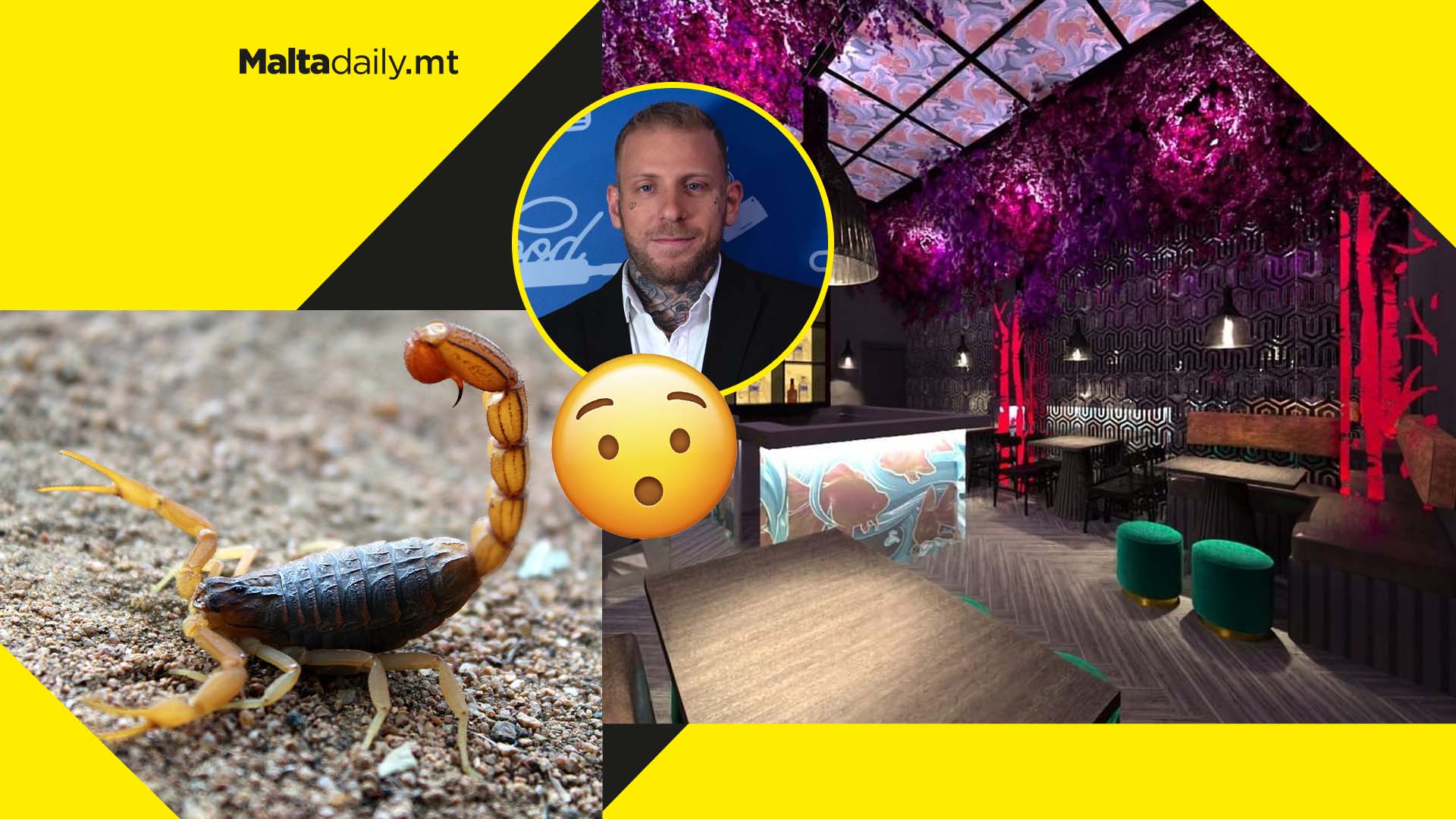 This new spot opening in Valletta will serve REAL ants & scorpions in its dishes