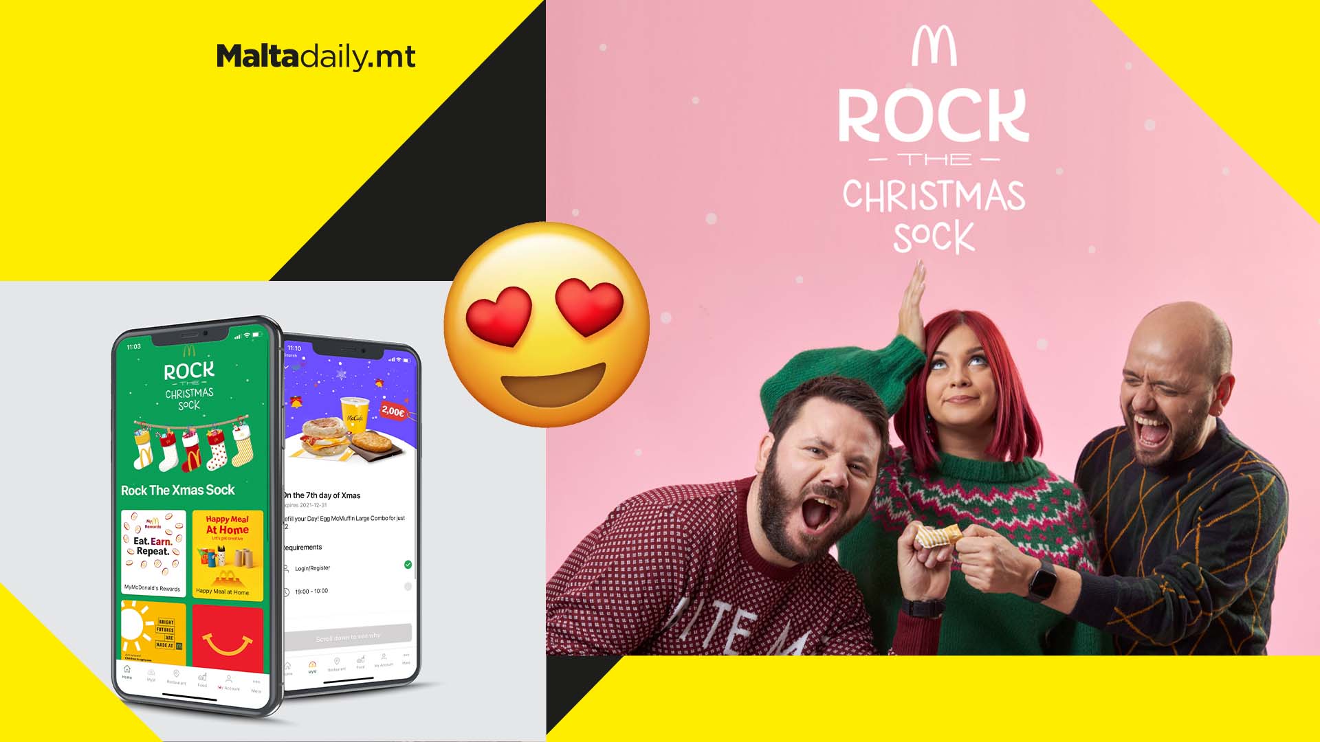 A gift everyday: McDonald’s Rock The Christmas Sock is advent calendar goals