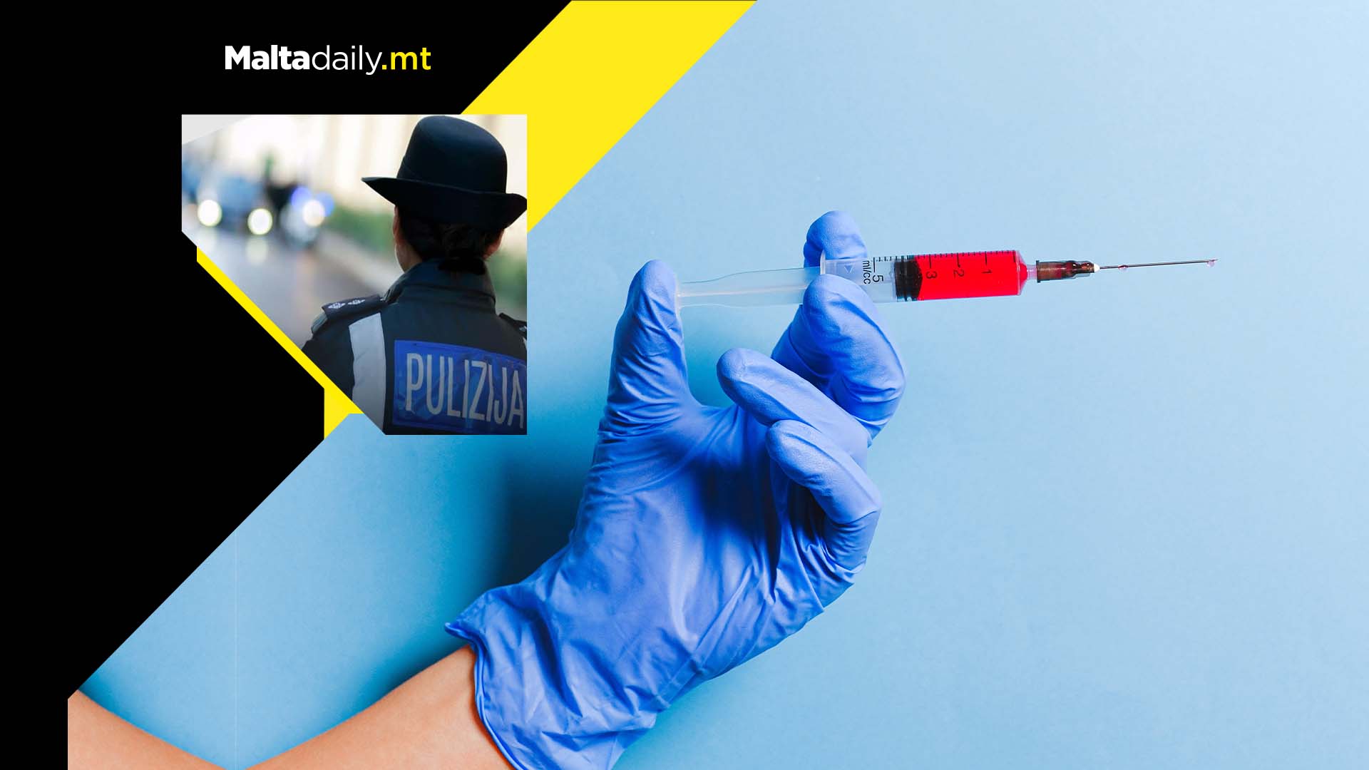 Police who have not yet had booster shot ordered not enter buildings except for emergencies