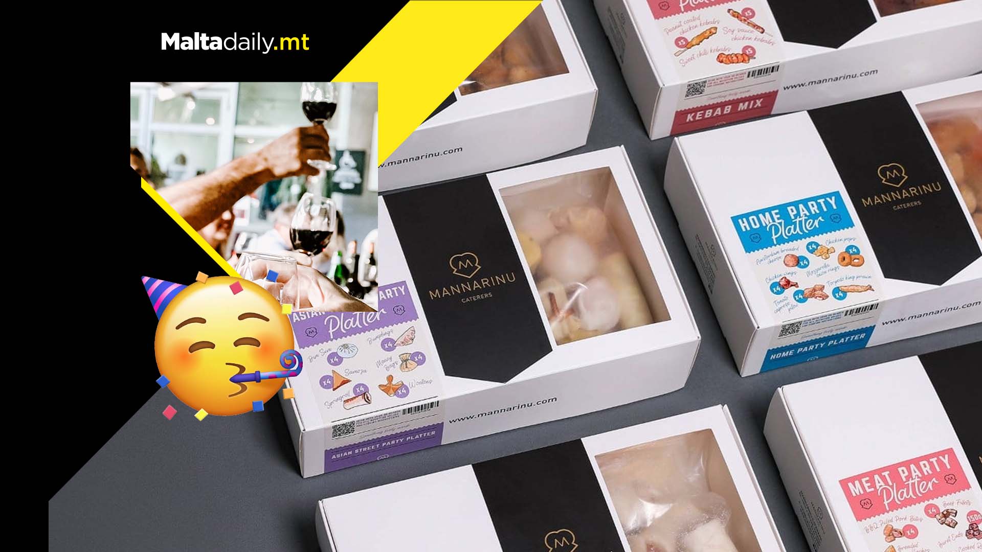 Christmas party SORTED! Mannarinu’s Frozen Party Food Platters are a life hack in a box