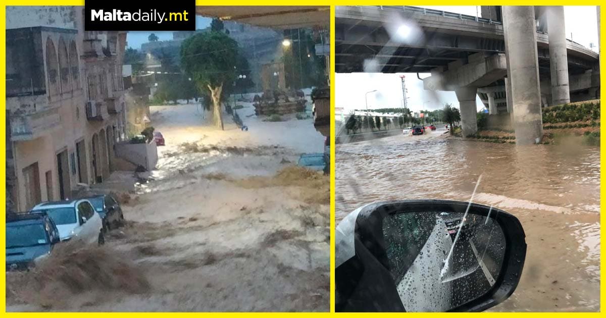 WATCH: Għajnsielem, Gozo locality hit most by rain; weather to improve gradually