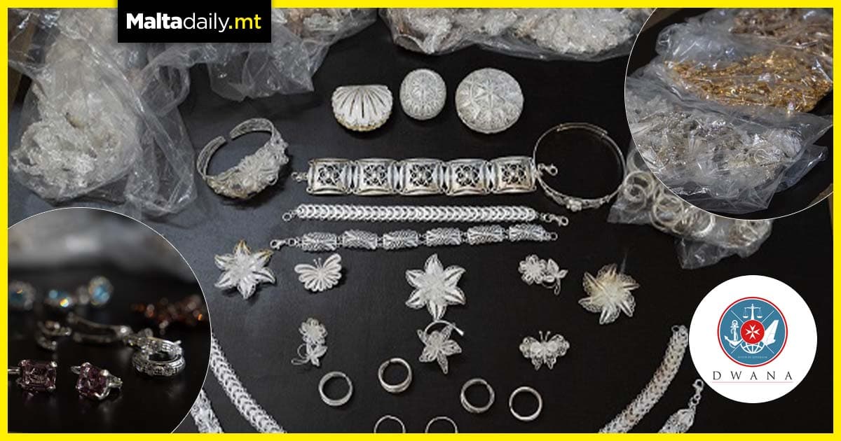 Watches, wines and filigree items on sale by Customs