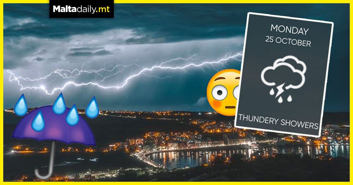 A rainy weekend to start off a thundery next week