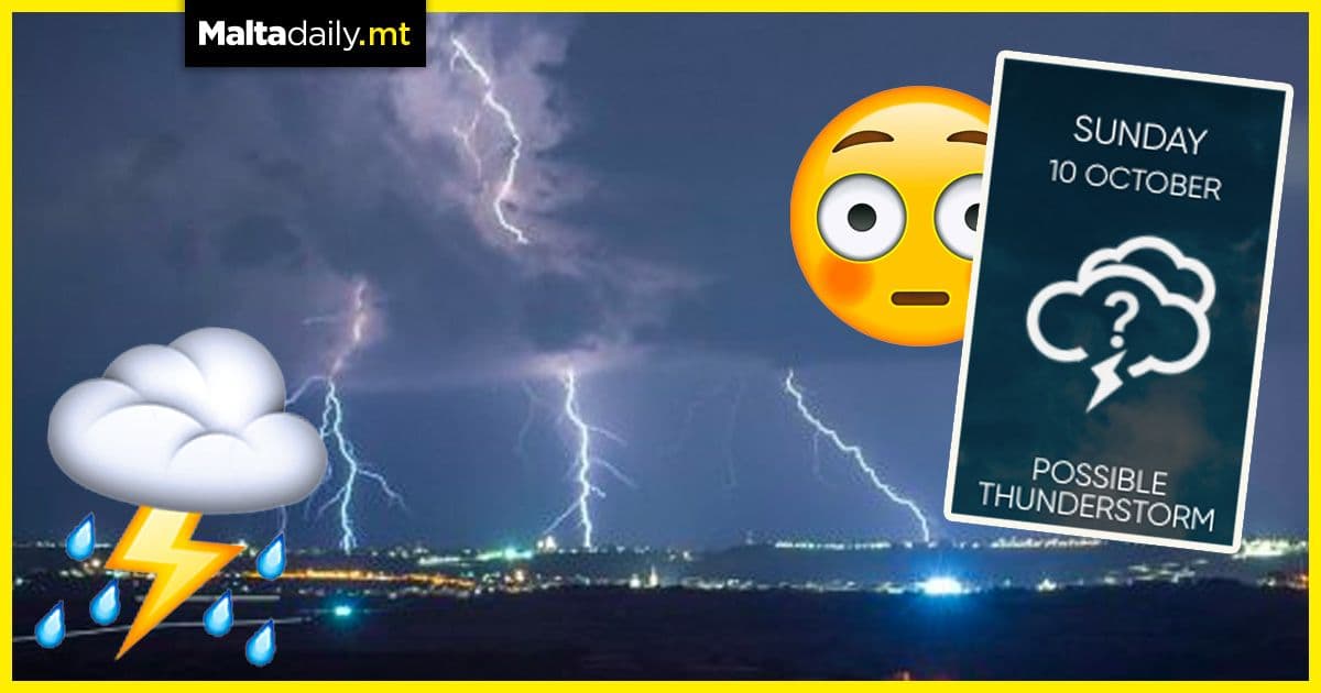 7 days of rain and a thunderstorm to end the weekend