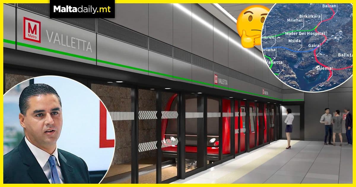 €6.2 billion underground Metro proposal stretches 25 stations across Malta