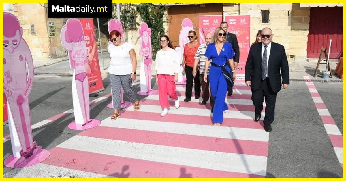 Annual Pink Oct-Mov campaign kicks off with symbolic walk on pink zebra crossing