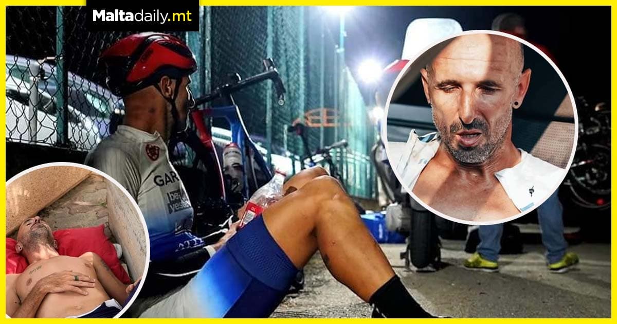 Cyclist Fabio describes his ‘lowest darkest moment’ during 47 hour cycle