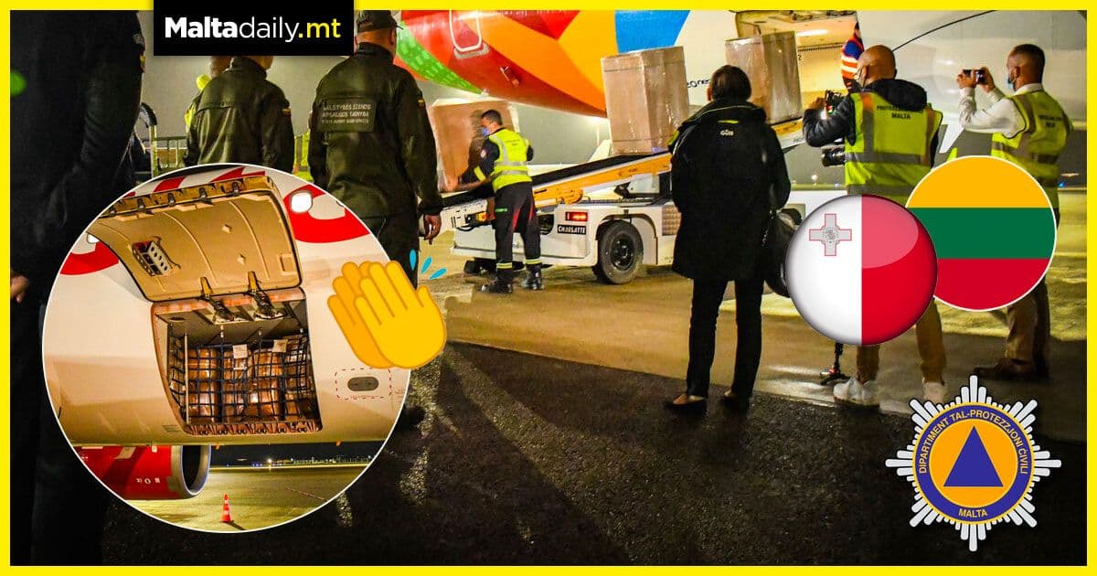 Humanitarian initiative delivers pillows and sleeping bags to Lithuania