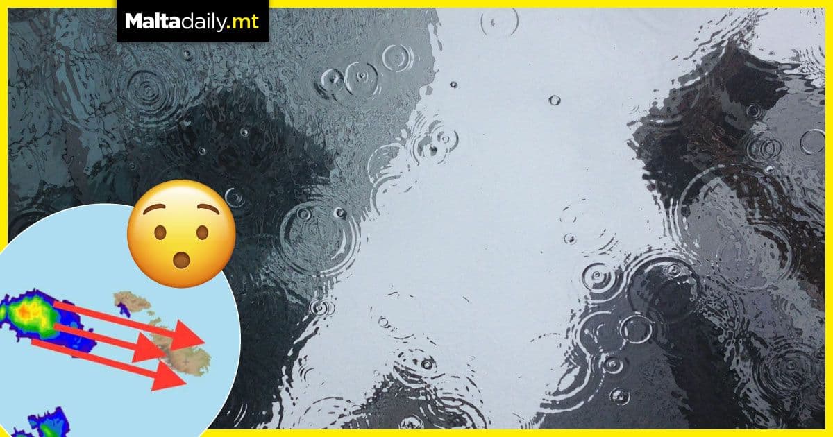 Heavy isolated rain showers are expected later today