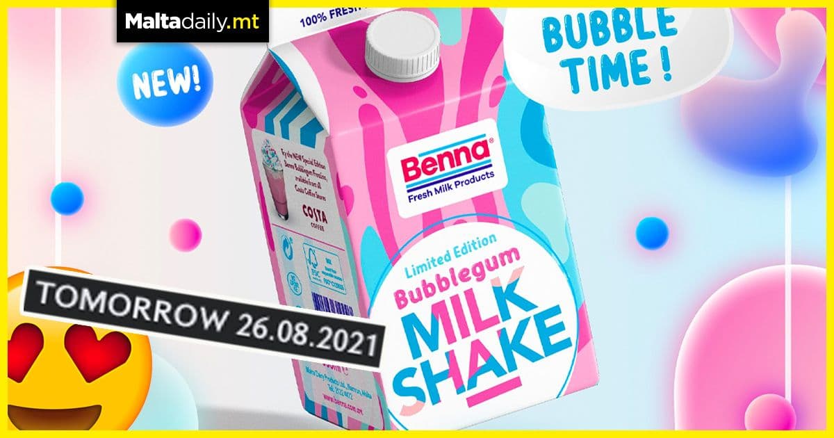 Benna are releasing a Bubblegum Milkshake and we can’t handle it