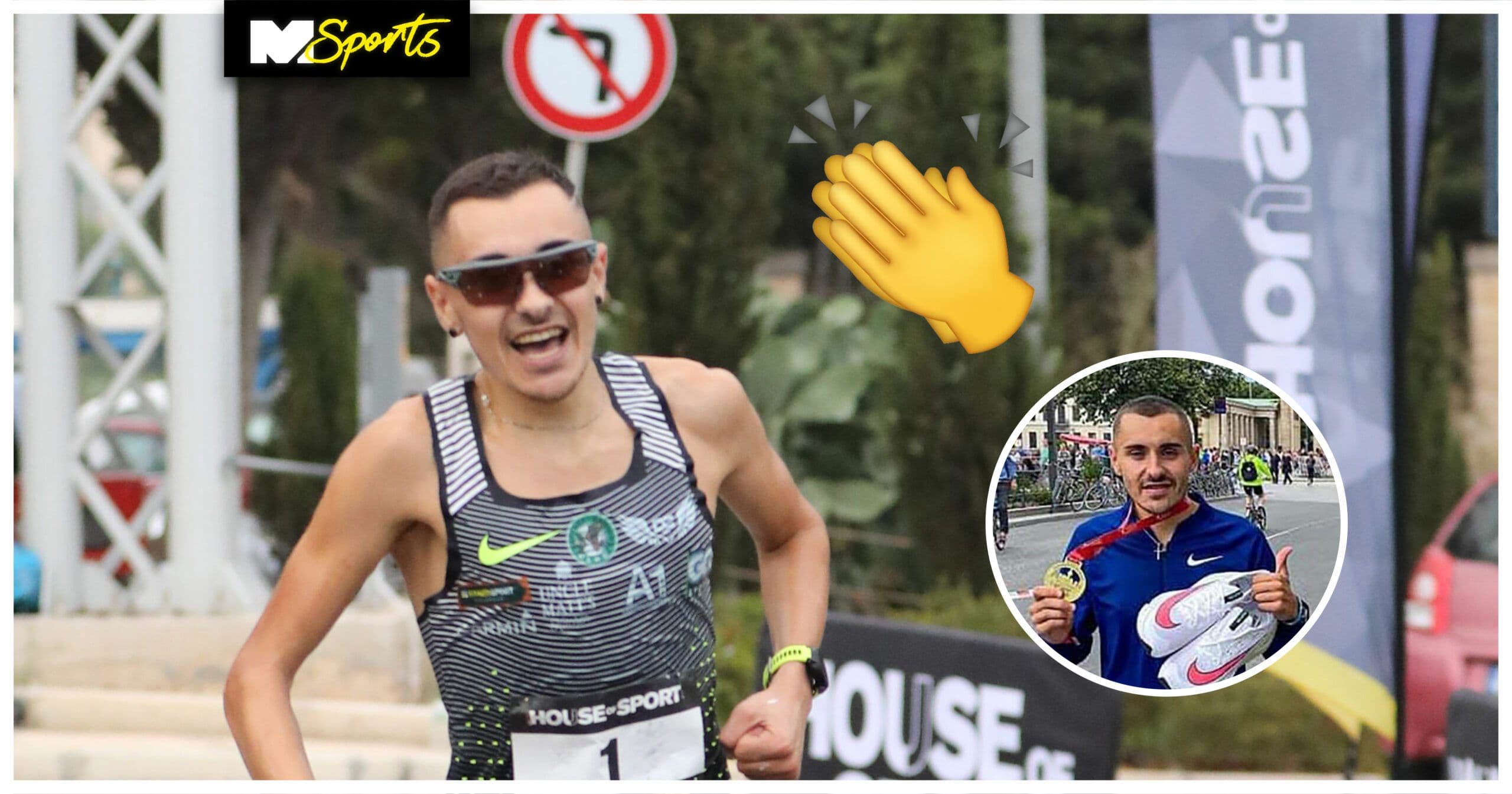 Maltese marathon runner breaks national record in Berlin