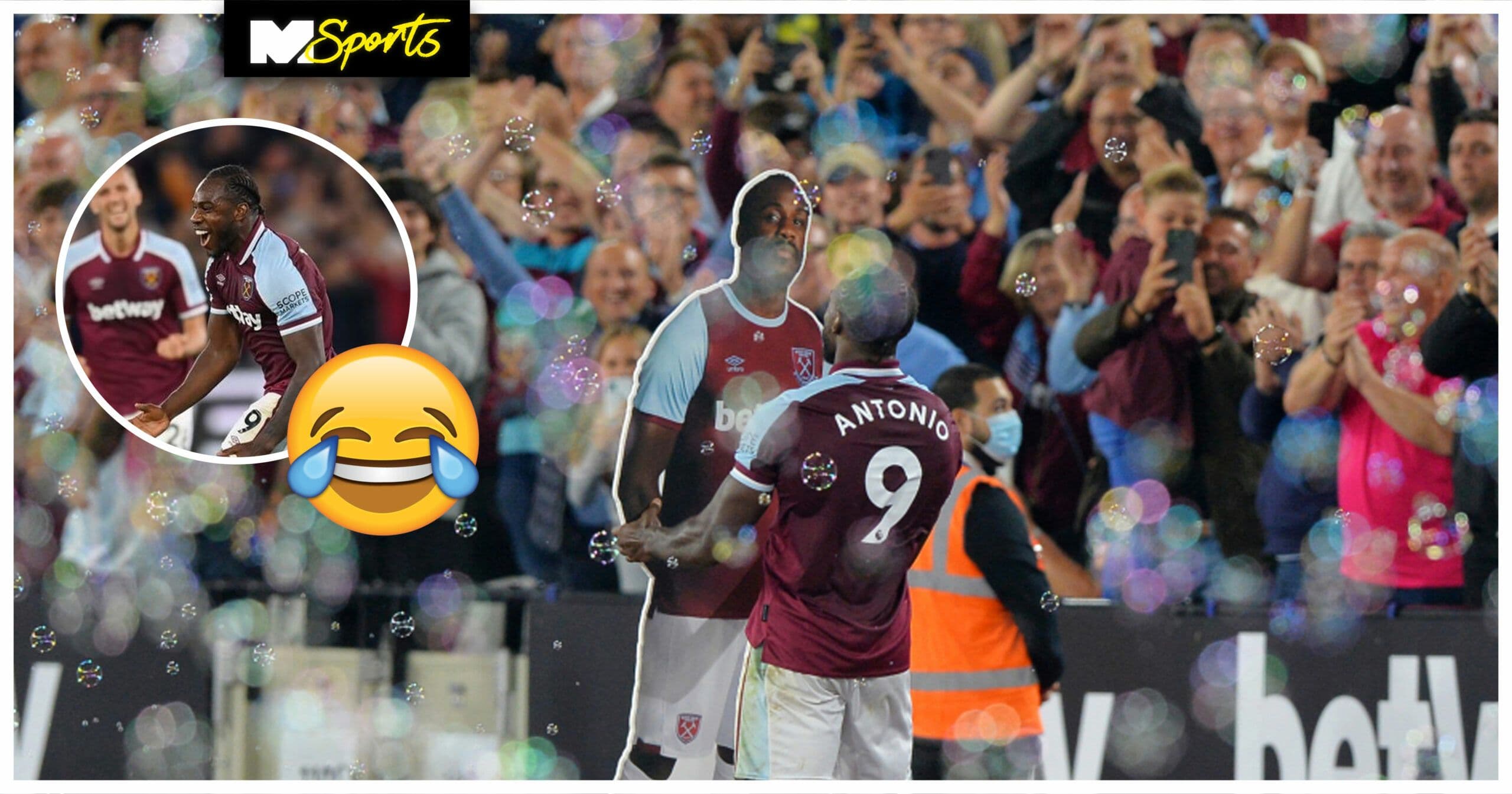 West Ham player celebrates record breaking goal in a very weird way