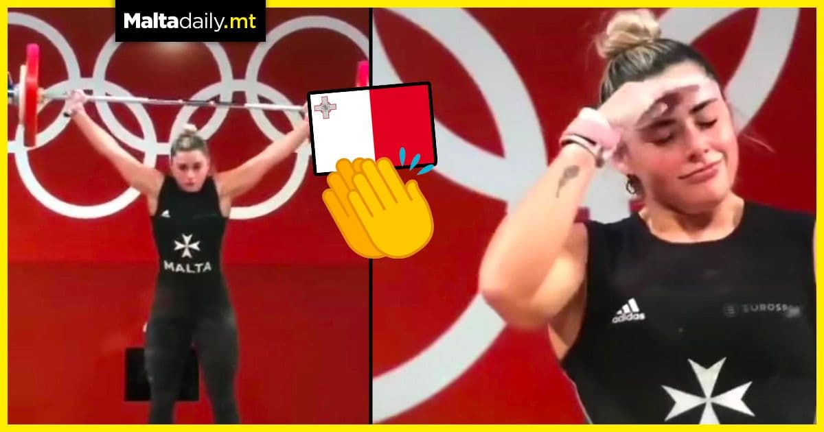 Malta’s first female Olympic weightlifter Yazmin Zammit Stevens lands third place