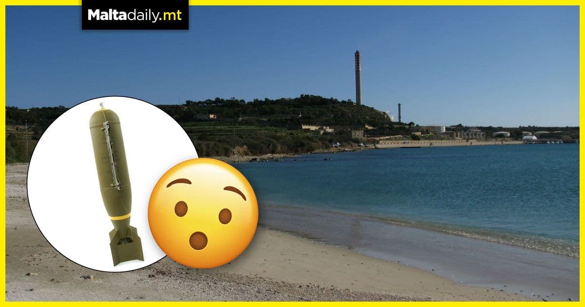 Beachgoers evacuated after WW2 bomb found in Marsaxlokk Bay