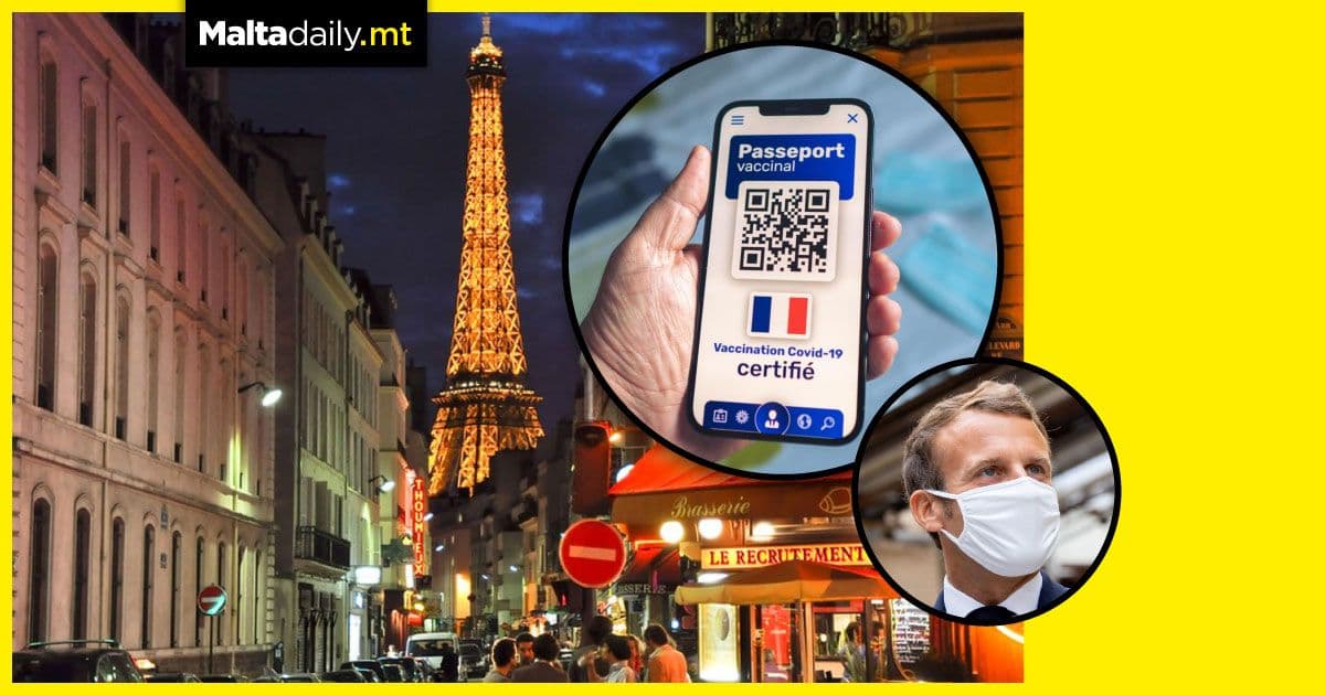 COVID-19 vaccine passport to enter restaurants & more in France as of September 30