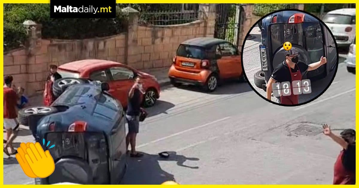 UpperFood supermarket staff assist traffic accident in amazing heroic act