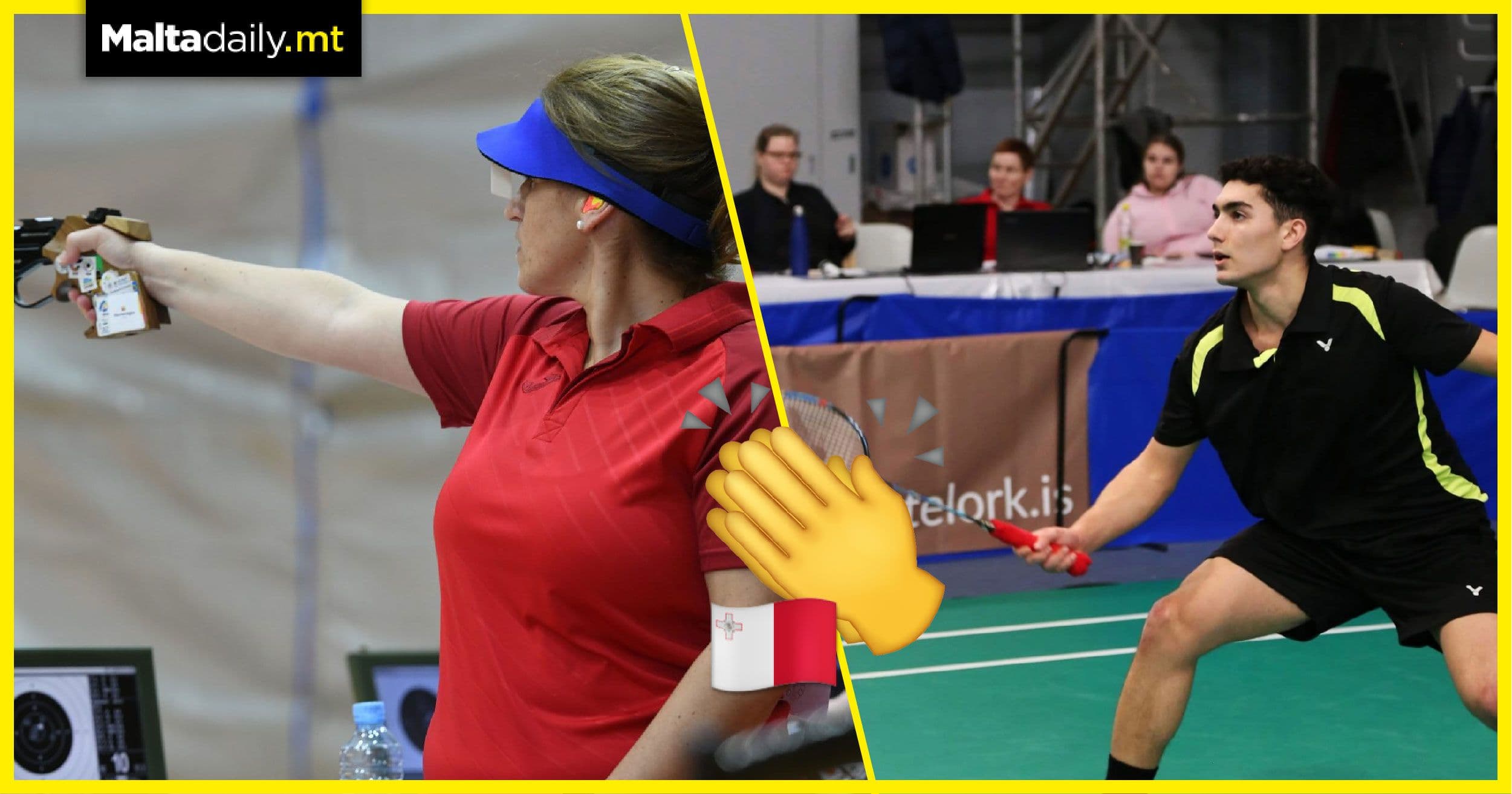 These two athletes are going to represent Malta at the Olympics