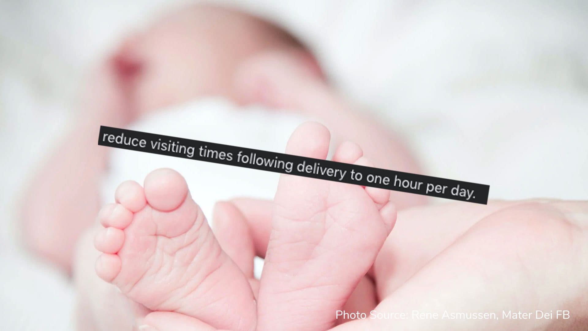 Mater Dei reduces parents’ visiting hours to one hour per day