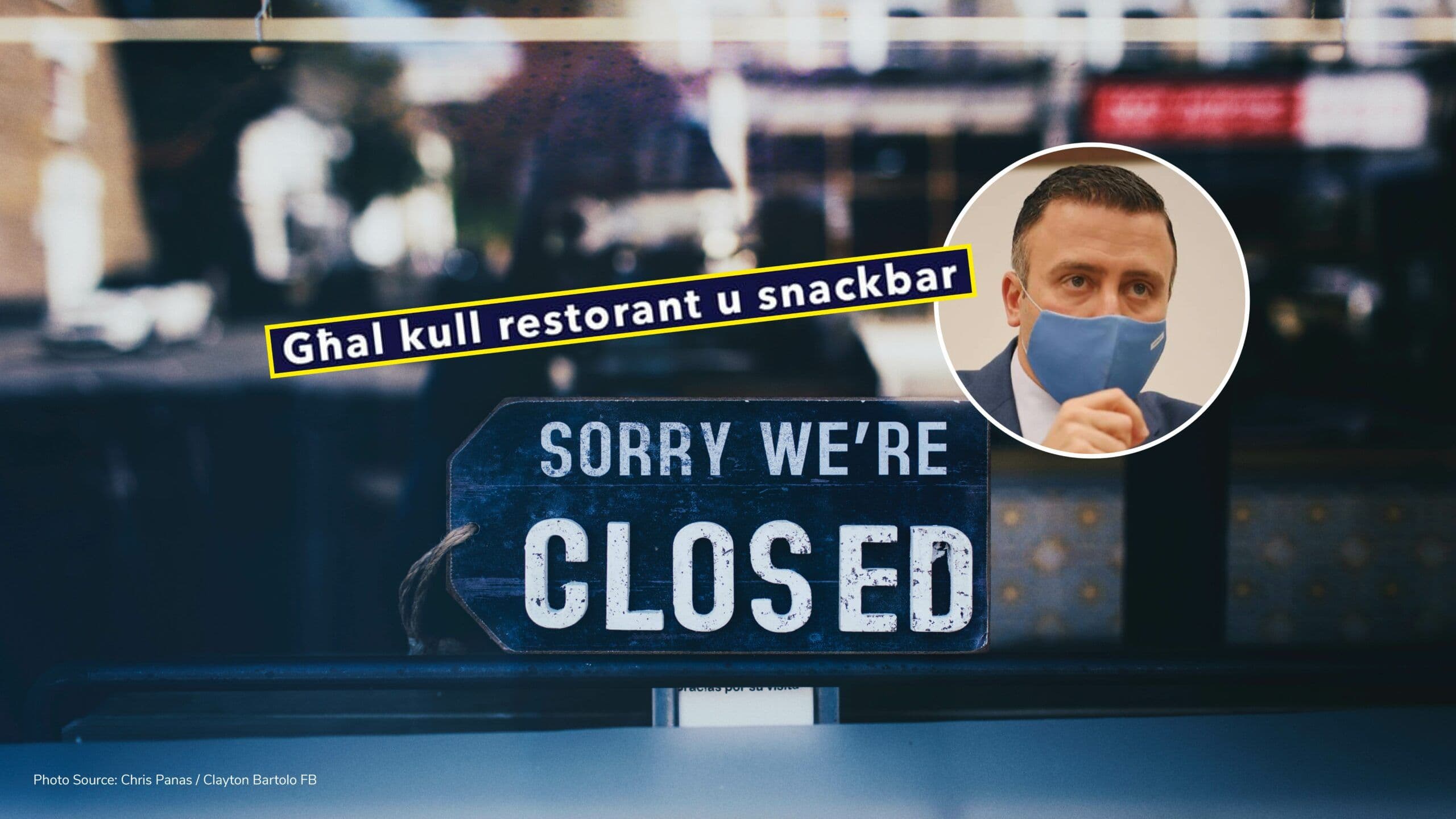 Restaurants and snack bars to receive €1,000 grant after new restrictions