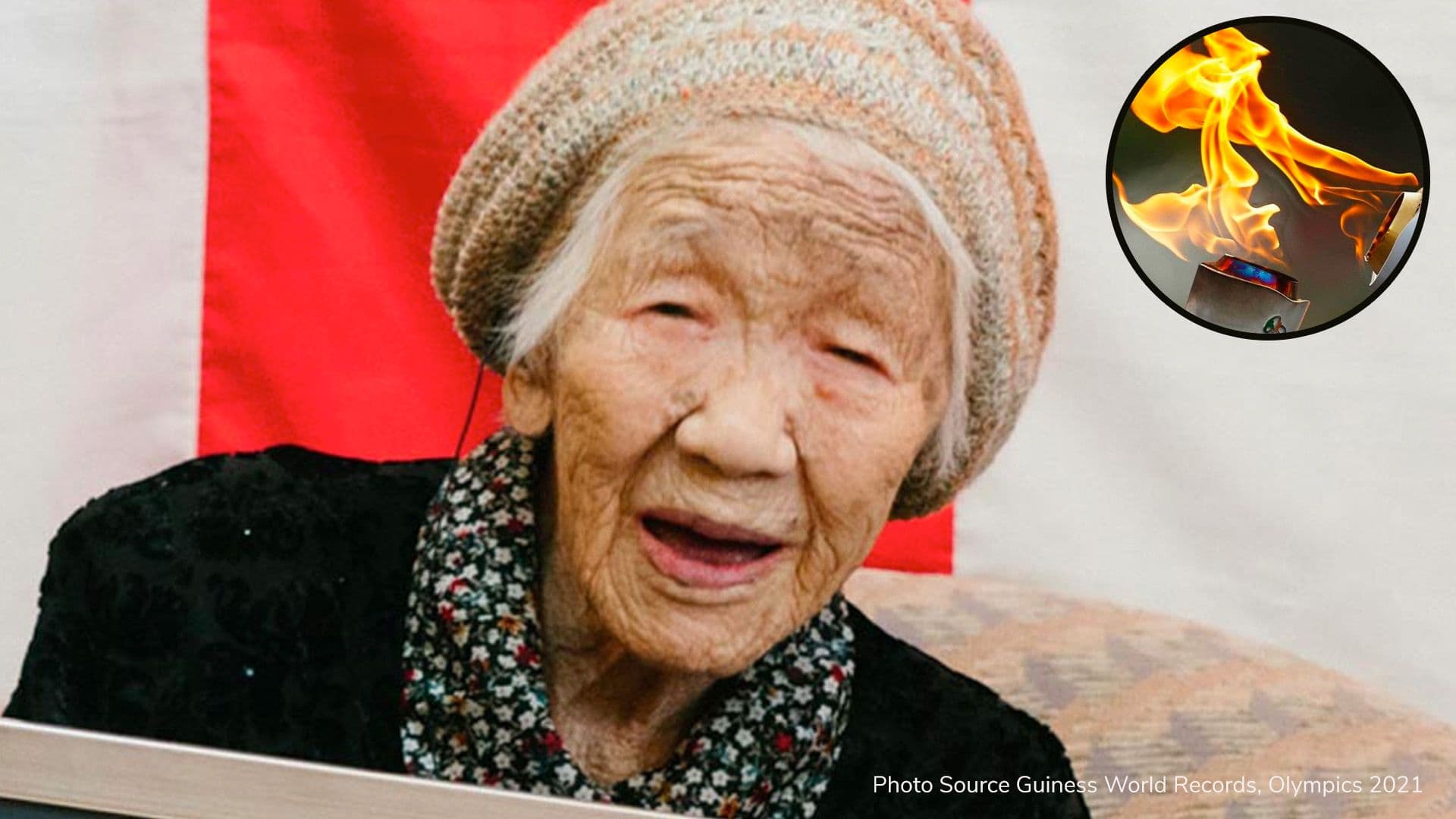 A 118-year-old will carry the Olympic flame in Japan