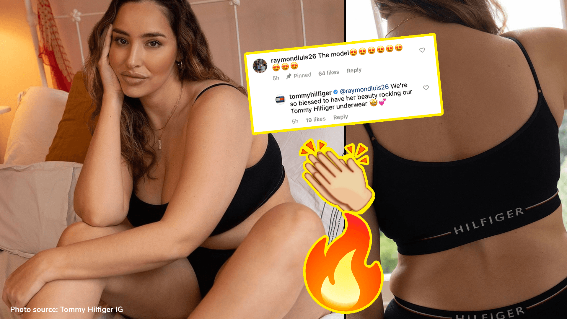 Tommy Hilfiger post goes viral after sharing post with plus-size model