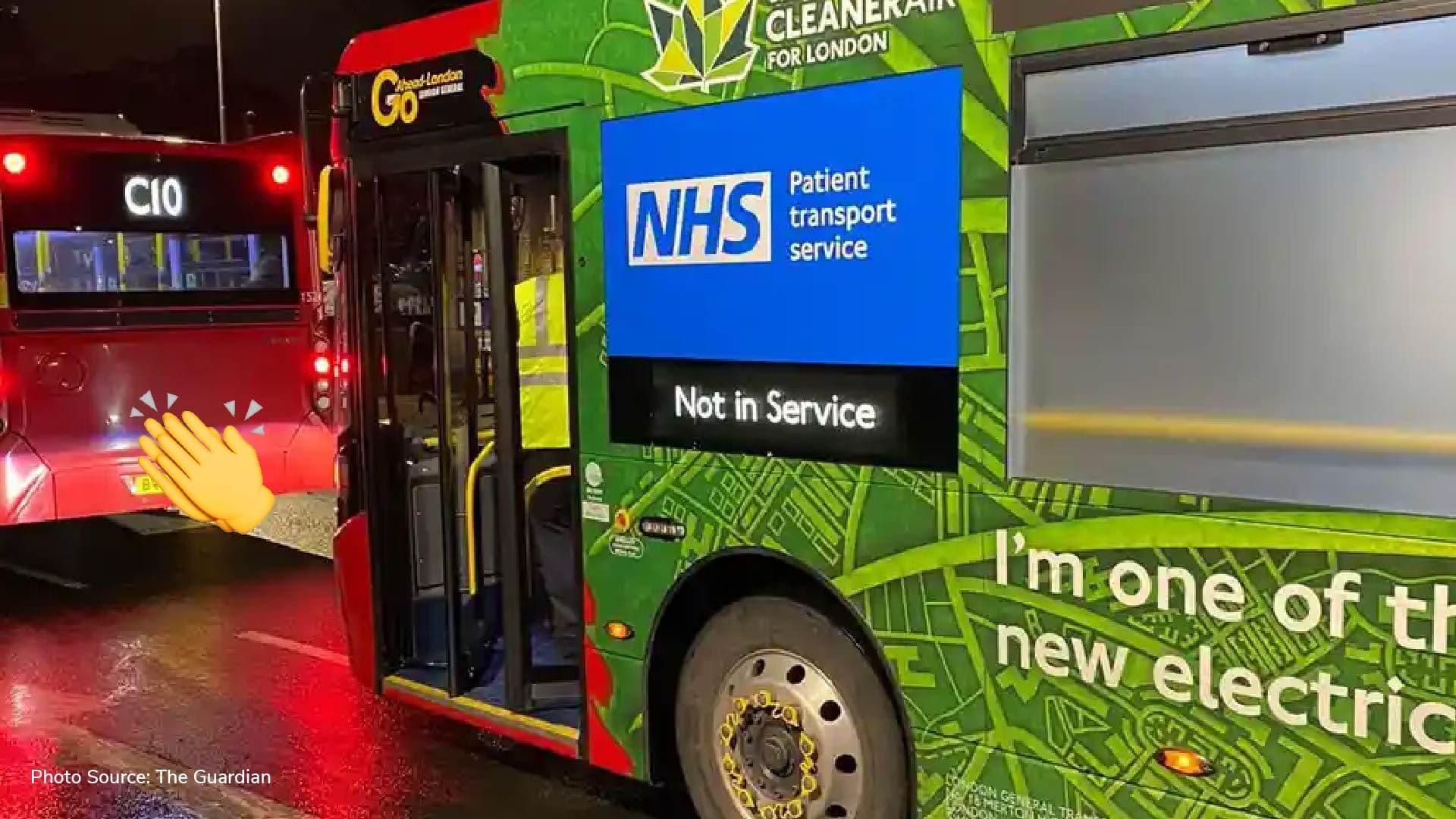 Buses in London converted into patient transport service amid COVID struggles