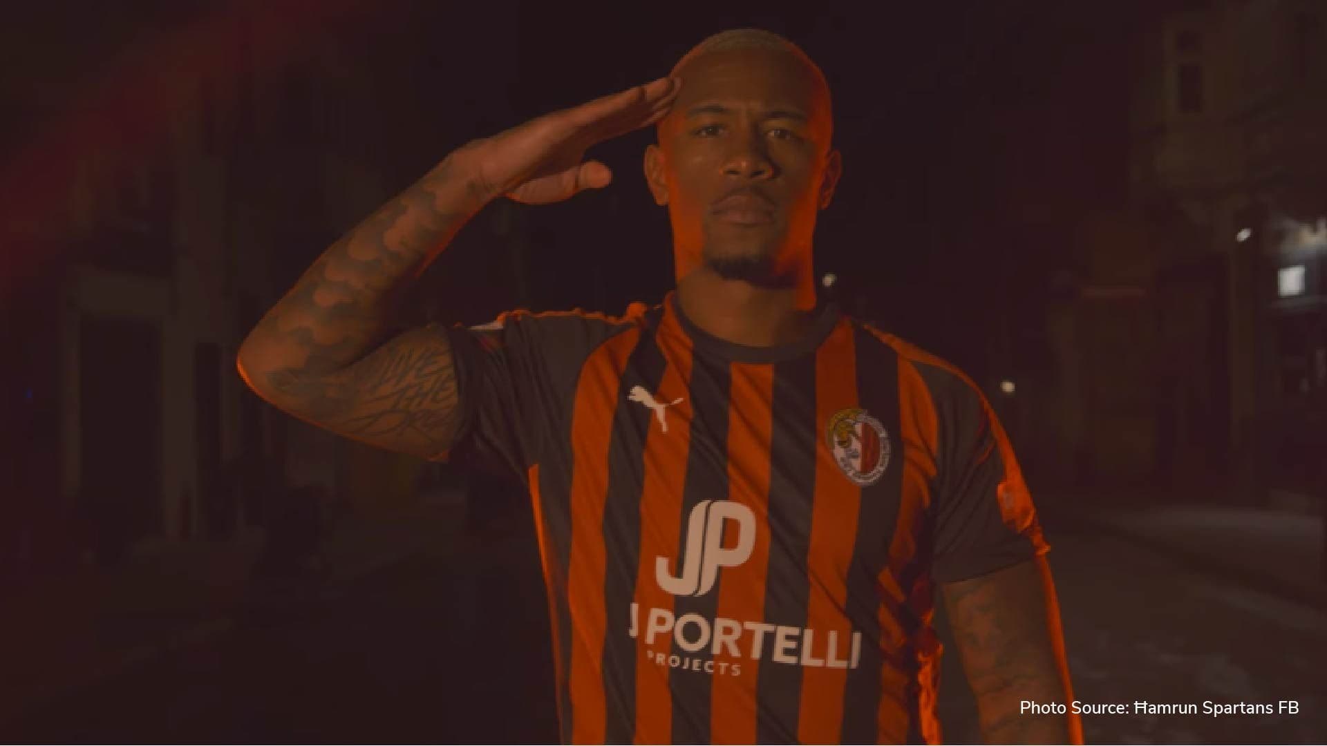 Ħamrun Spartans unveil latest signing French defender Claude Dielna