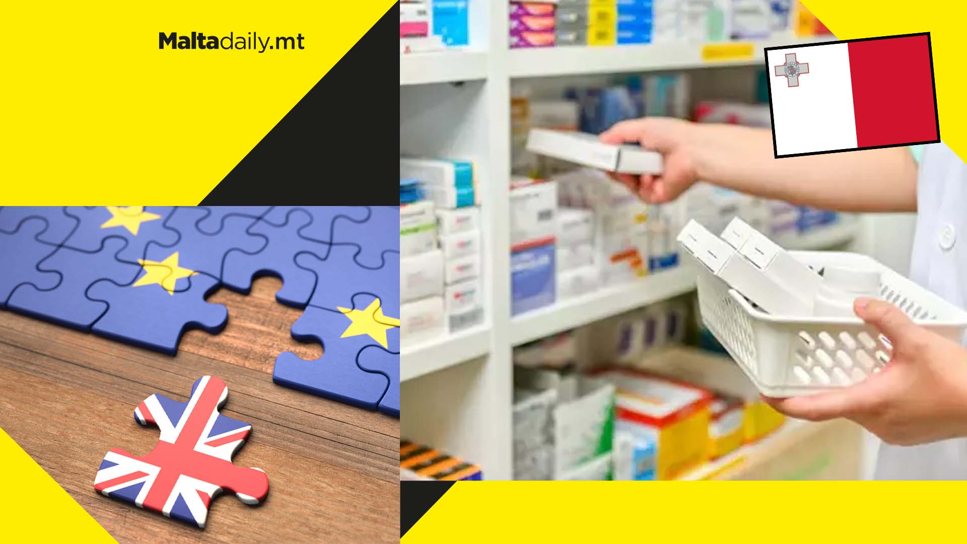 Three-year ‘breather’ period proposed for Malta-UK medicine imports