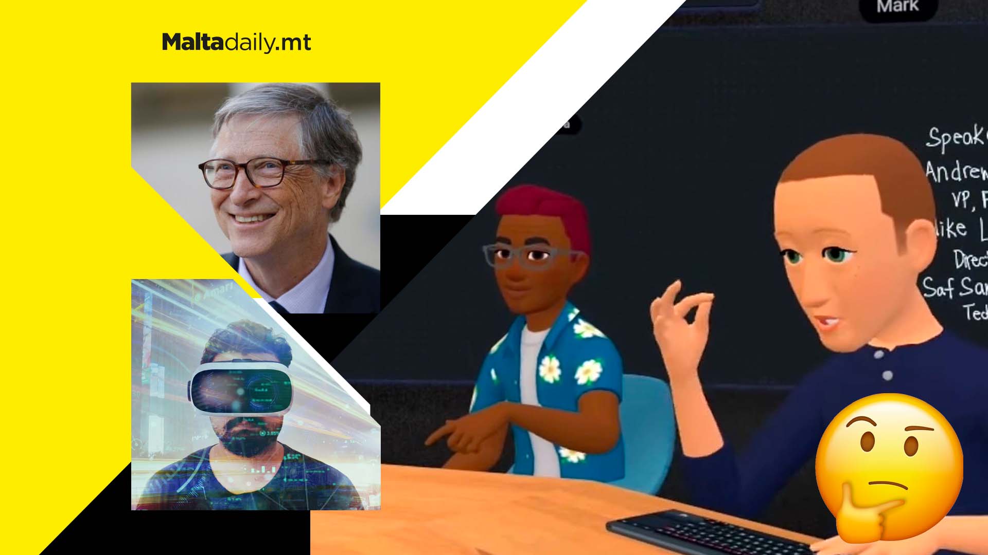 Meetings will move to the Metaverse within 3 years predicts Bill Gates