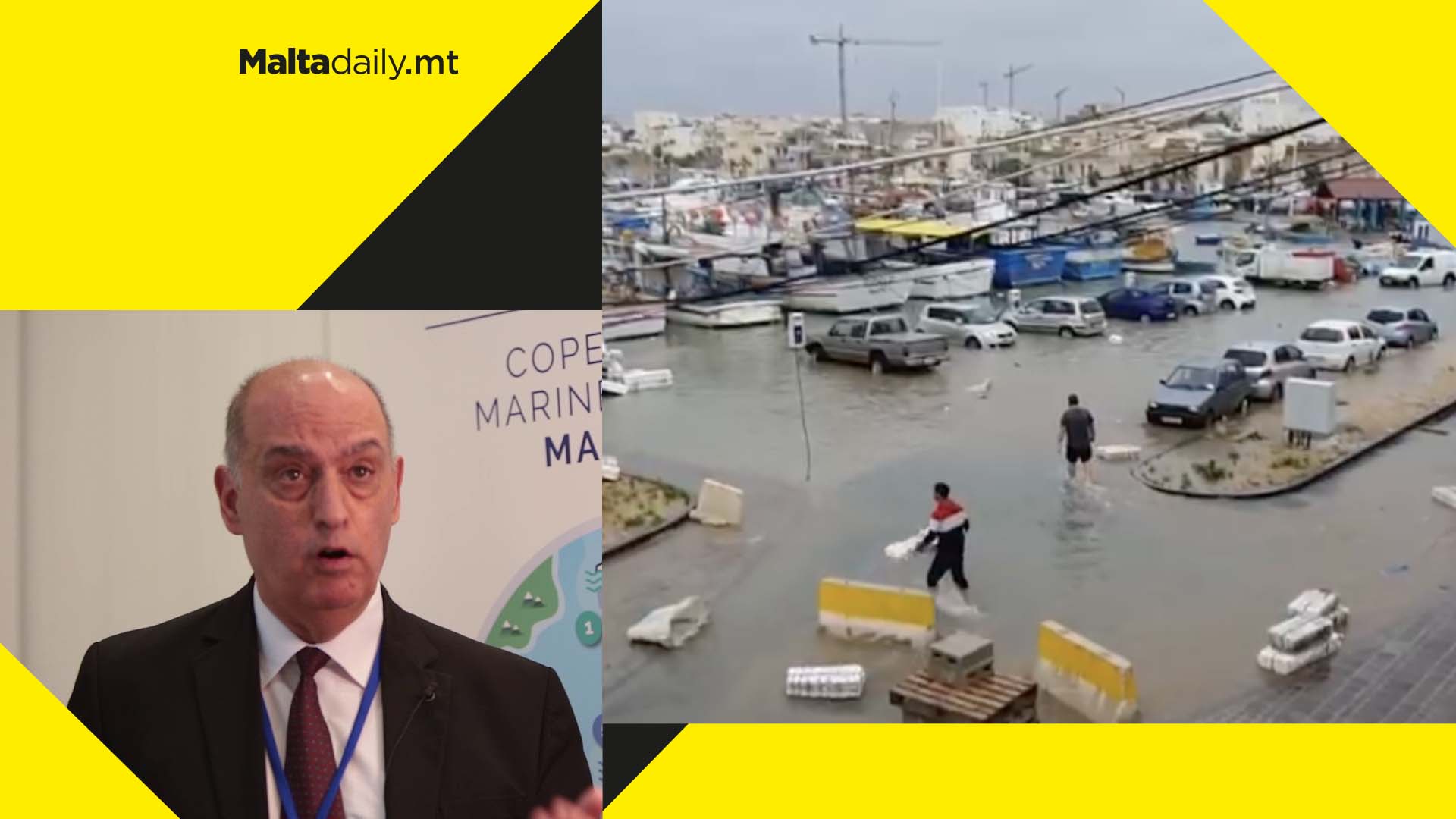 WATCH: Maltese streets overwhelmed by floods; annual phenomenon was much stronger this year